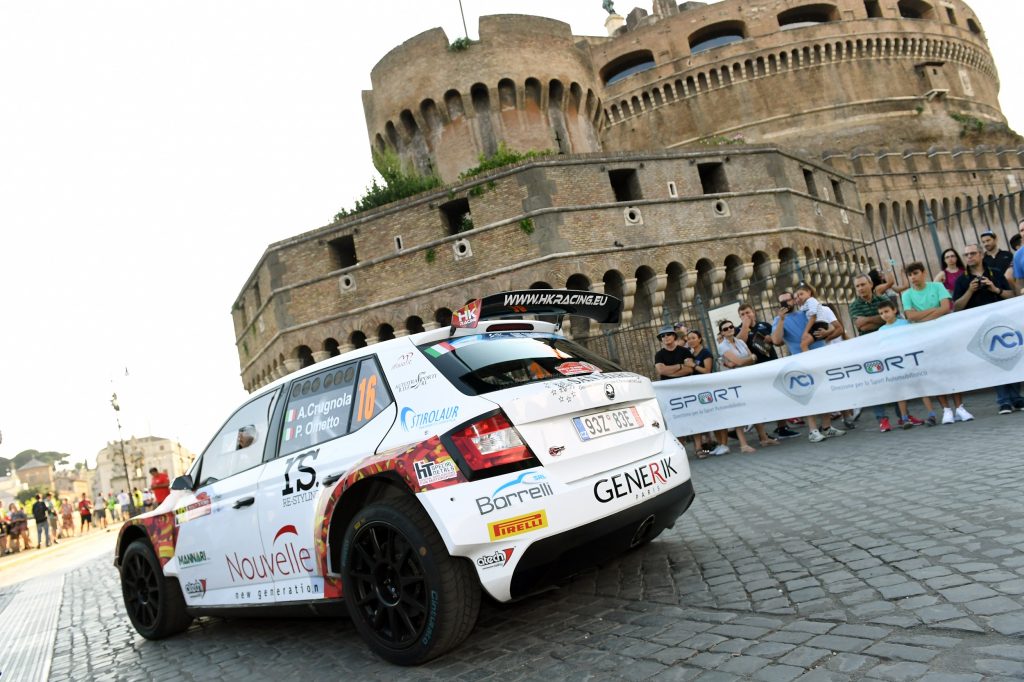 A gonfie vele l’organizzazione del Rally di Roma Capitale 2020. Superate le 30 iscrizioni.