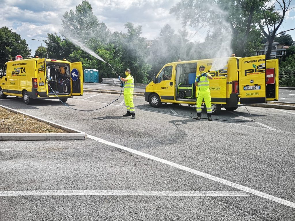 Rally di Roma Capitale e Covid-19: grande lavoro di sanificazione a Fiuggi