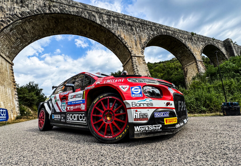 Crugnola per un soffio al comando del Rally di Roma Capitale