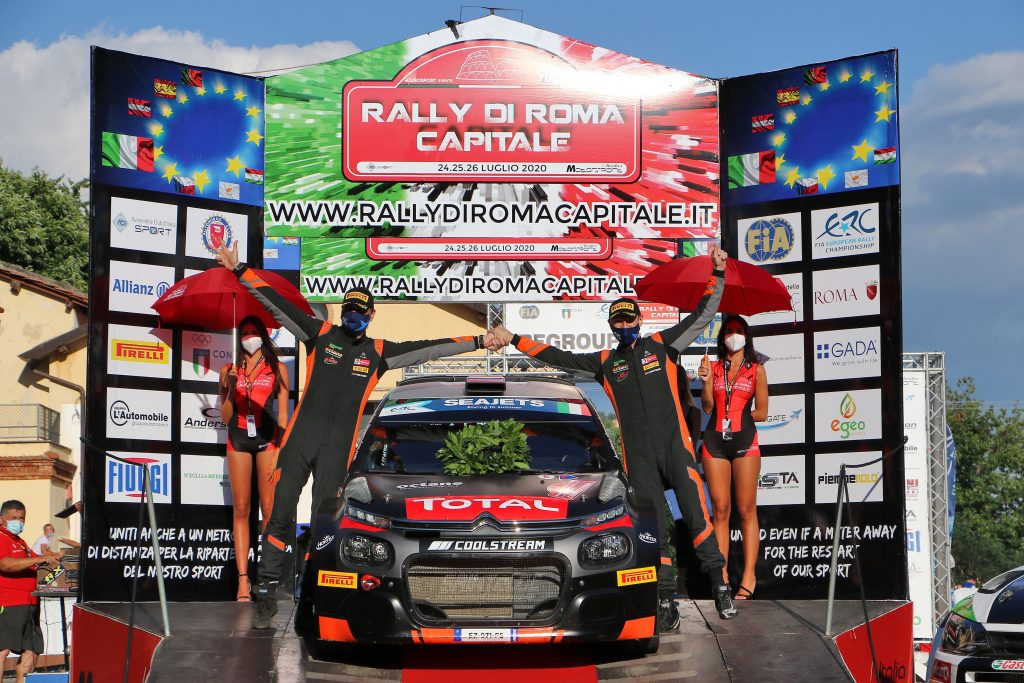 Lukyanuk domina al Rally di Roma Capitale, Basso è secondo davanti a Solberg