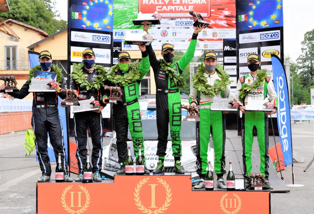 Basso concede il bis. Secondo successo in carriera al Rally di Roma Capitale.