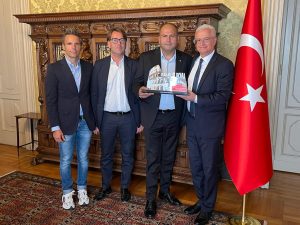 Max Rendina incontra l’Ambasciatore della Repubblica di Türkiye in Italia
